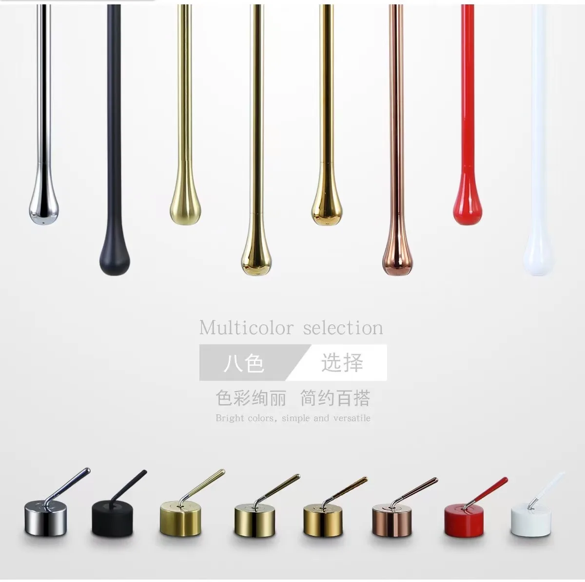 Bathroom Hang Ceiling Basin Faucet Water Drop Tear Shape Hot and Cold Mixer Tap