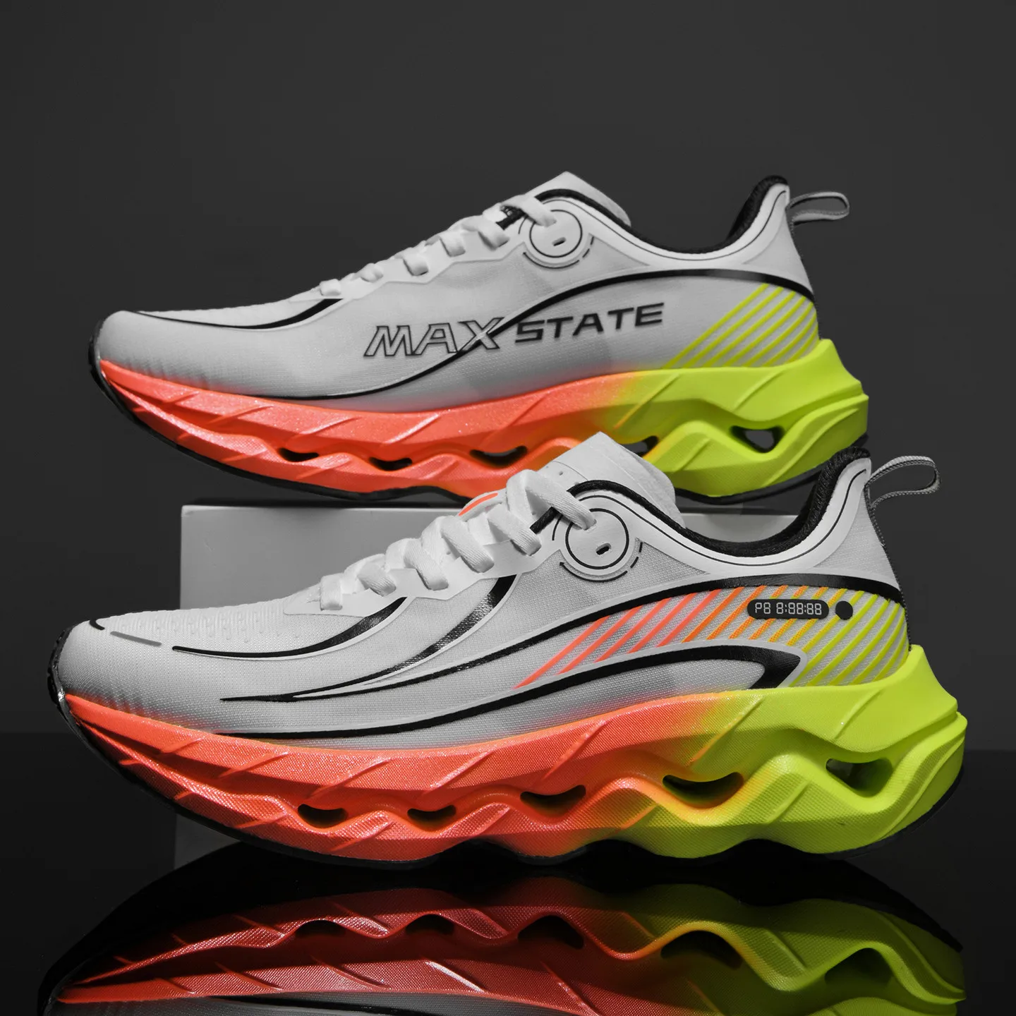 

Men's Running Shoes for Women Road Jogging Soft Sole Cushioning Sports Training Shoes Mesh Breathable Light Comfy Sneakers Men