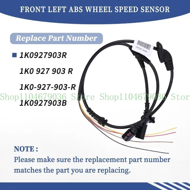 Arnés velocidad ABS precisión 652F, cableado para monitoreo confiable RPM del vehículo, durabilidad