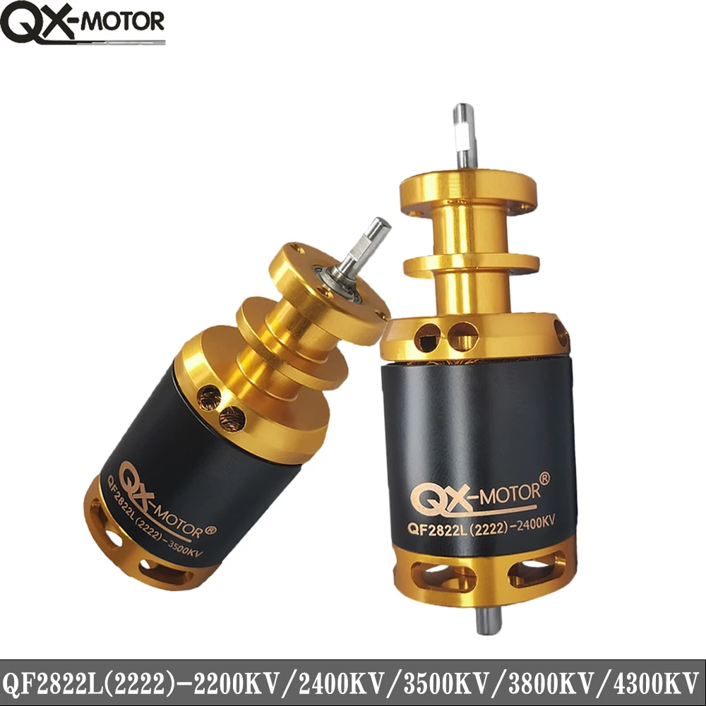 QX-MOTOR QF2822 2200KV 2400KV 3500KV 3800KV 4300KV Brushless Motor For 64mm EDF 12 Blades Ducted Fan