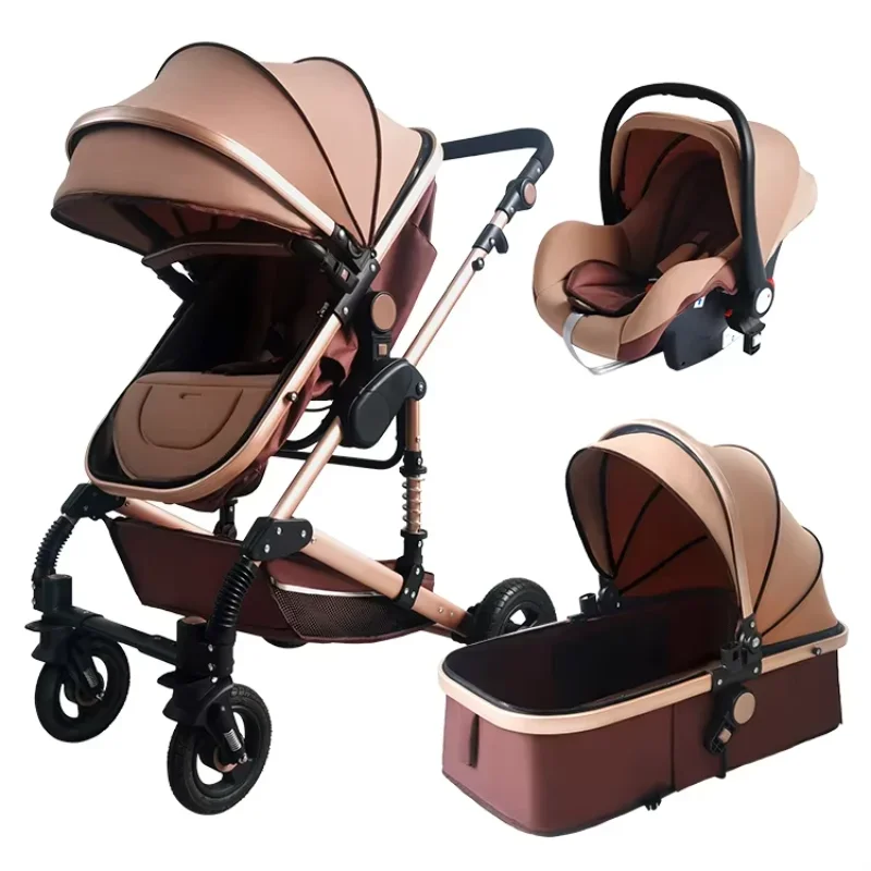 

High Quality Passeggino carritos para bebe Portable push chair baby stroller baby pram 3 in 1 Luxury stroller for baby