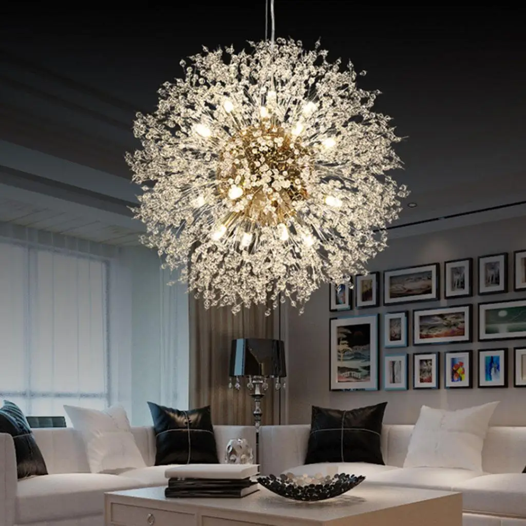 Crystal Chandeliers, 8-Light   Ceiling Light Fixture Pendant Lighting for Dining Room Bedroom kitchen Room