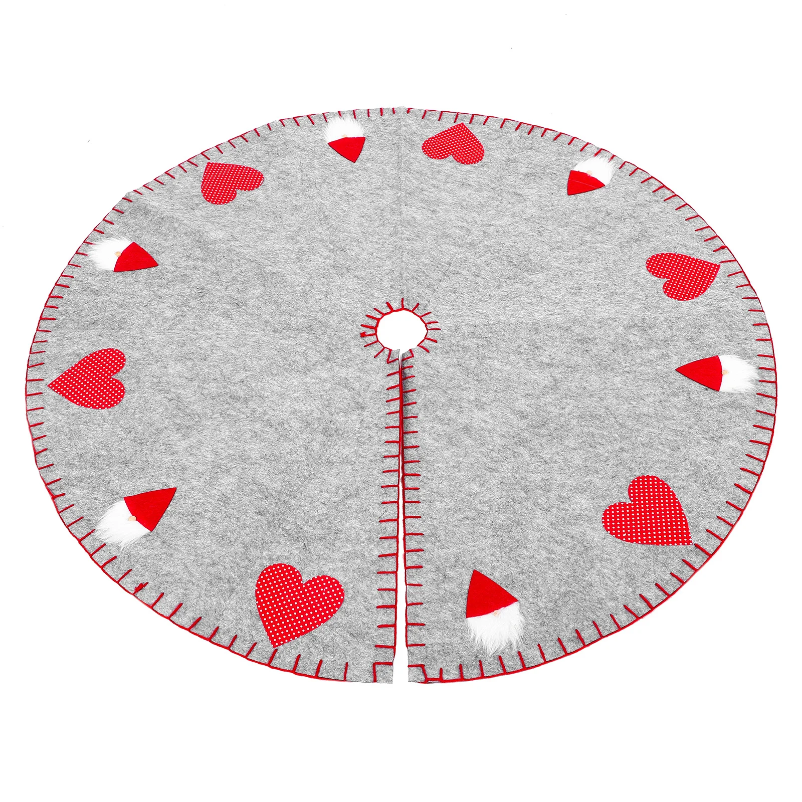 

1pc Christmas Tree Skirt Xmas Dress Tree Bottom Decor For Holiday Party Festival Supplies Indoor Outdoor Decorations