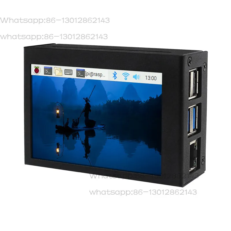 

3.5-Inch LCD resistive touch screen 3.5-inch metal/ABS shell integrated, high refresh rate
