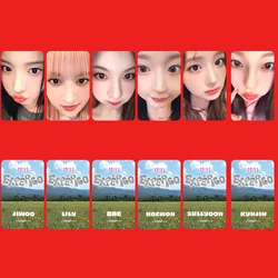 6pcs/set Kpop Idol NMIXX MMT Lomo Cards Photocards EXPERGO Photo Card  Postcard for Fans Collection