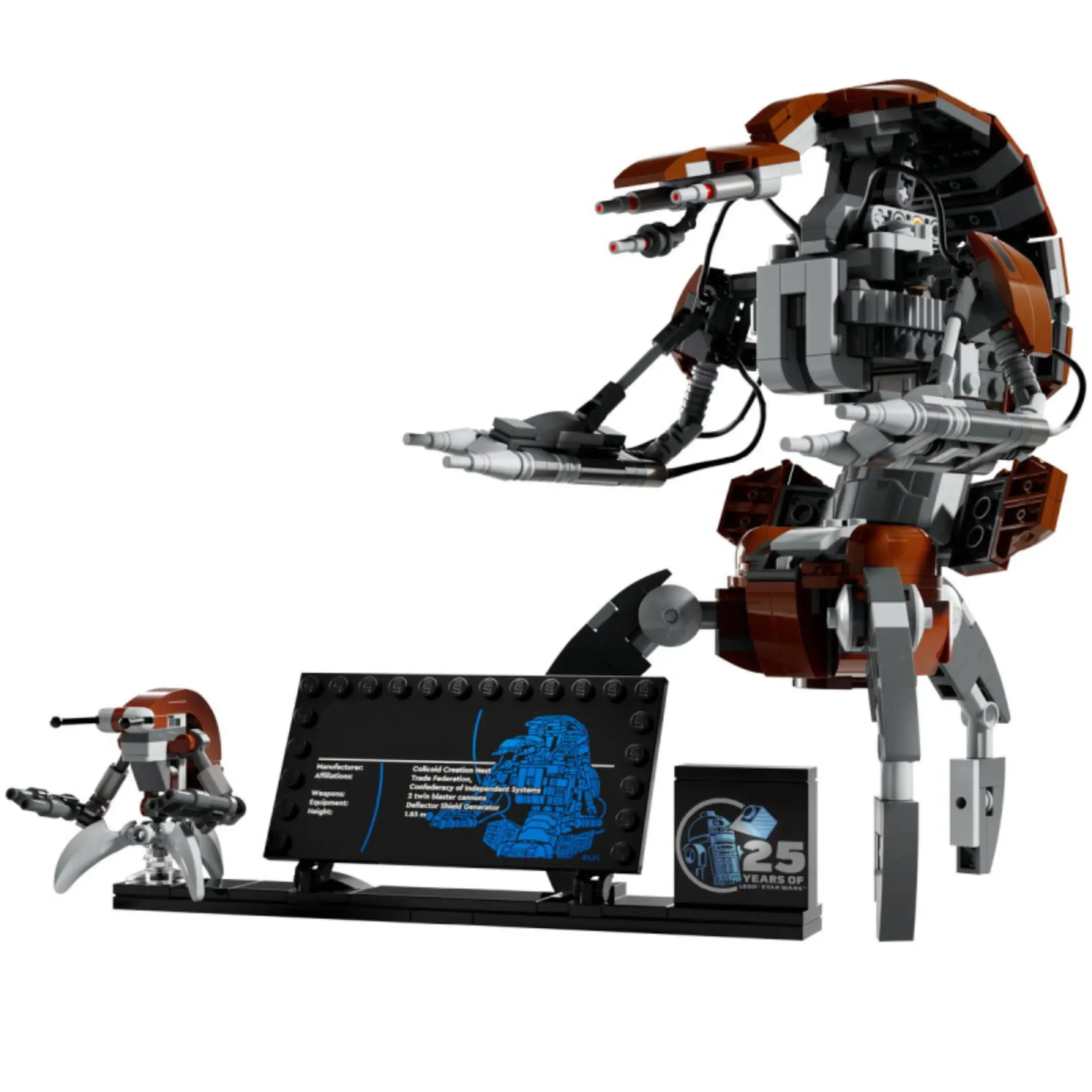 متوفر 583 قطعة ألعاب ساخنة Spcaeship نموذج Droideka قابل للبناء مكعبات بناء هدايا ألعاب للبالغين متوافقة مع 75381 جزيئات