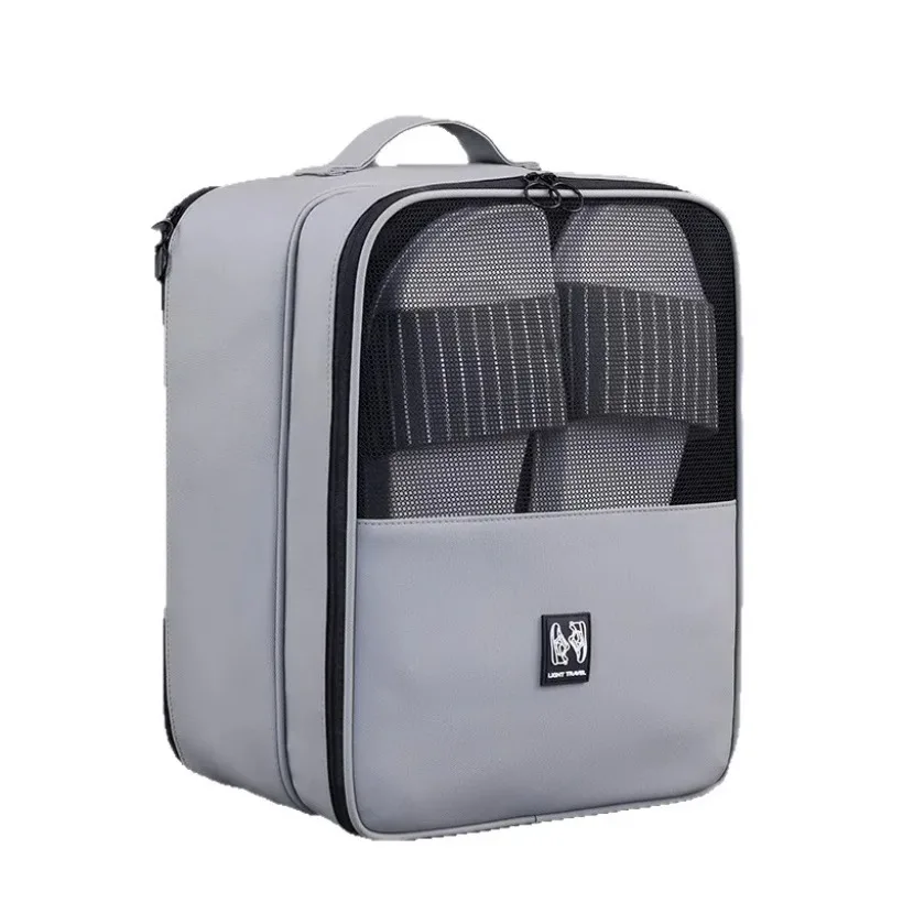 Travel Shoe Storage Bag Hanging Organizer for Home Living Room Multi-Compartment Odor-Proof Pouch for Shoes Slippers view 5