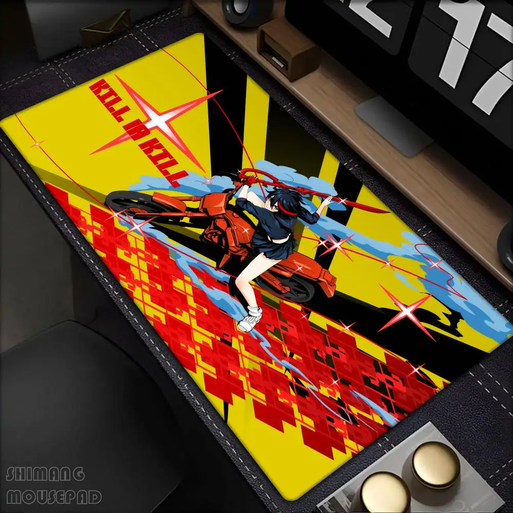 

Anime Kill La Kill Desk Mouse Pad Cute Matoi Ryuuko HD Desk Pad HYBXAXC Extended Gaming Keyboard Mats Large XXL Gamer Mousepad