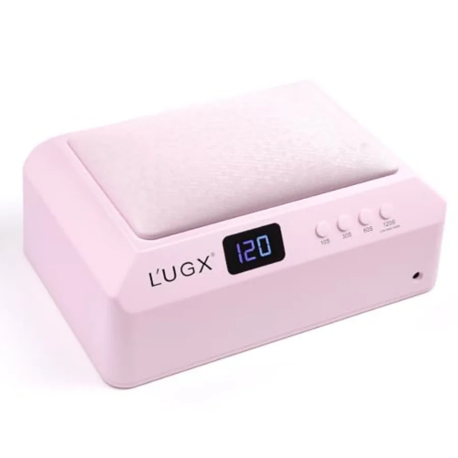 Professional Nail Lamp for Gel Polish Dryer 72W LED UV Nail Lights with Arm Rest Pillow and Retractable Tray, Perfect for Manic
