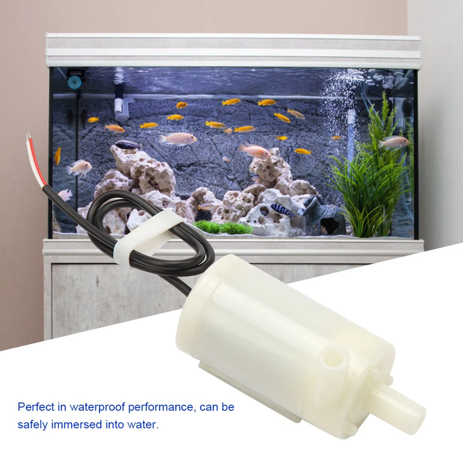 Submersible Pump  3V/5V/6V Amphibious Horizontal Low Noise Fountains Small Submersible Pump Horizontal Submersible Pump