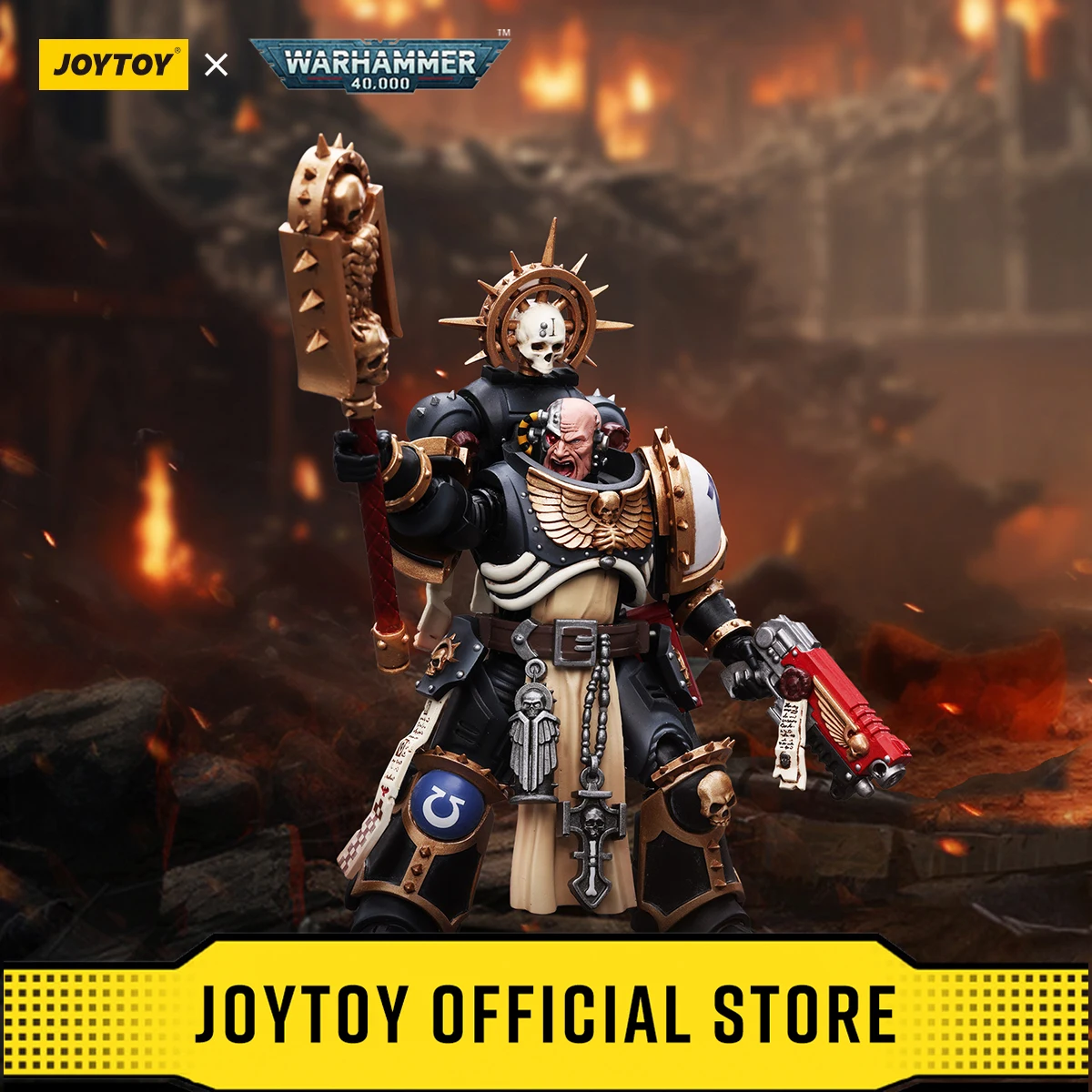 

Фигурки JOYTOY Warhammer 40k 1/18 Ультрамарин Судебный Чапеллен Indomitus