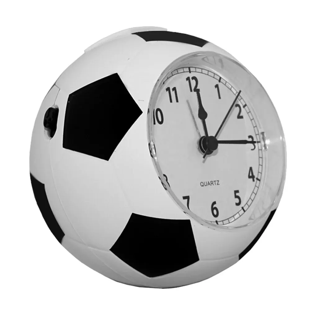 Soccer Ball Alarm Clock, Silent Table Clock 3D Football Shaped Student Cartoon Cute Clock, Birthday Gifts For Boys Girls