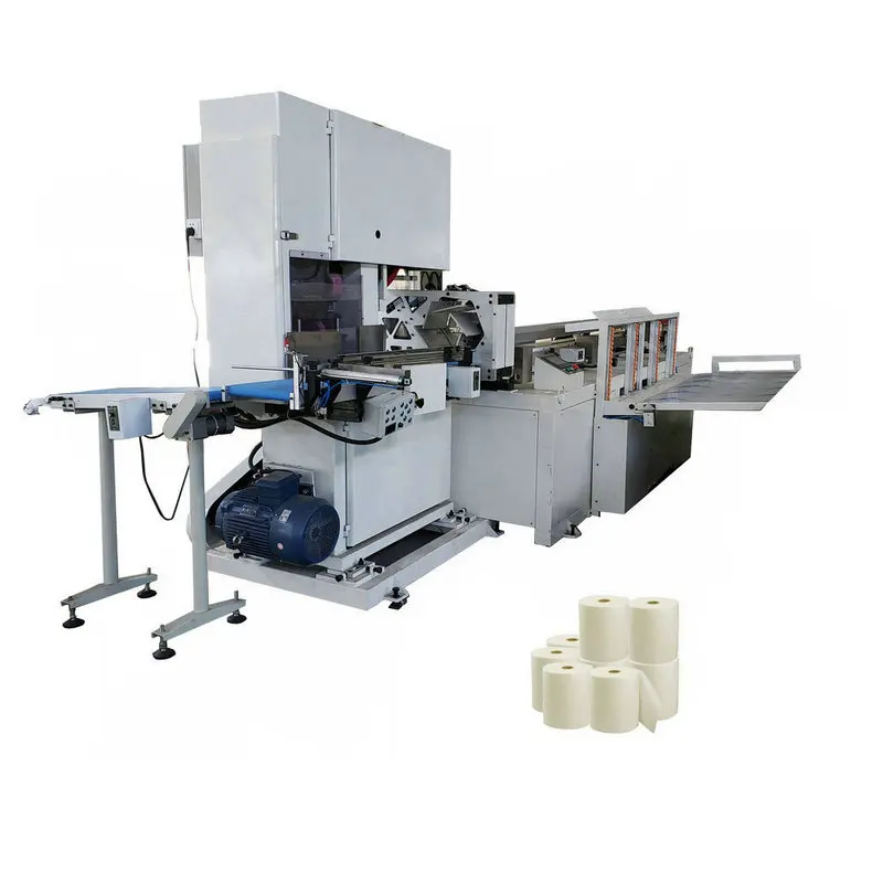 Best Quality Jumbo Roll Paper Cutter Machine Manufacturer Full Automatic Industrial Roll Paper Log Saw Cutting Machine
