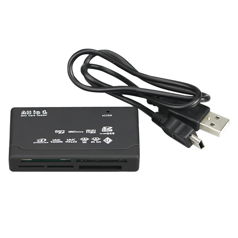 USB Card Reader Extreme Micro SD MMC Mini XD M2 MS DUO TF Memory Card Writer Computer Tablet Laptop Data Transfer Adapter