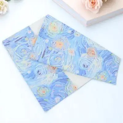 Artistic Book Cover Sleeve Fabric Planner Protector for Travel School B5 Journals Book Sleeve Cover with Pattern