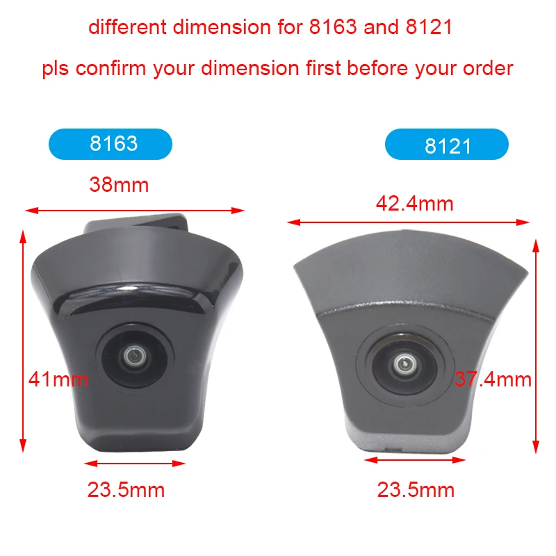 170 ° Degree CCD AHD 1080P Frontkamera mit Audi-Emblem-Logo für Audi A1 A3 A4 A5 A6 A7 S1 S3 S6 Q3 Q5 Q7 – Detail 2