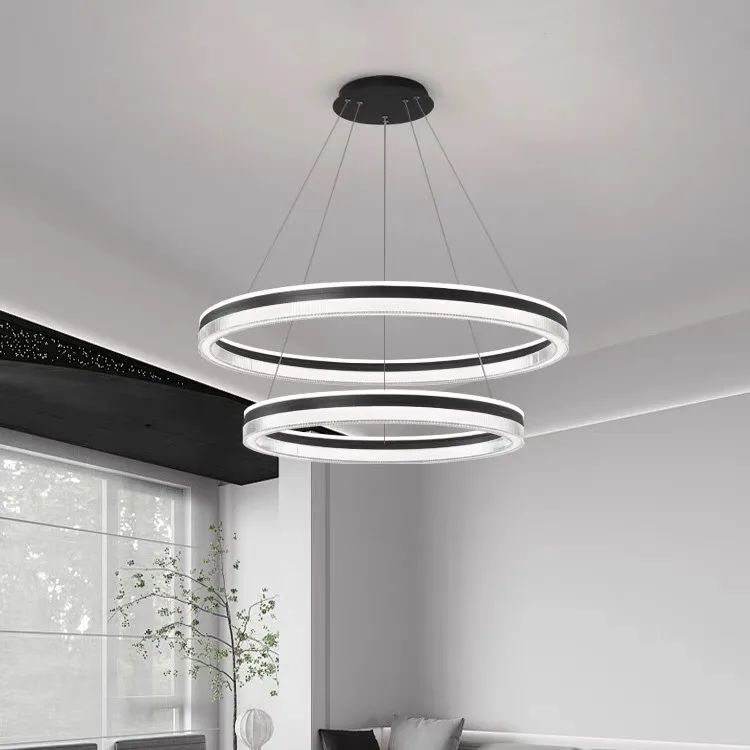 

Modern minimalist full spectrum 2024 new Italian minimalist high-end atmospheric light luxury round living room light main lamp