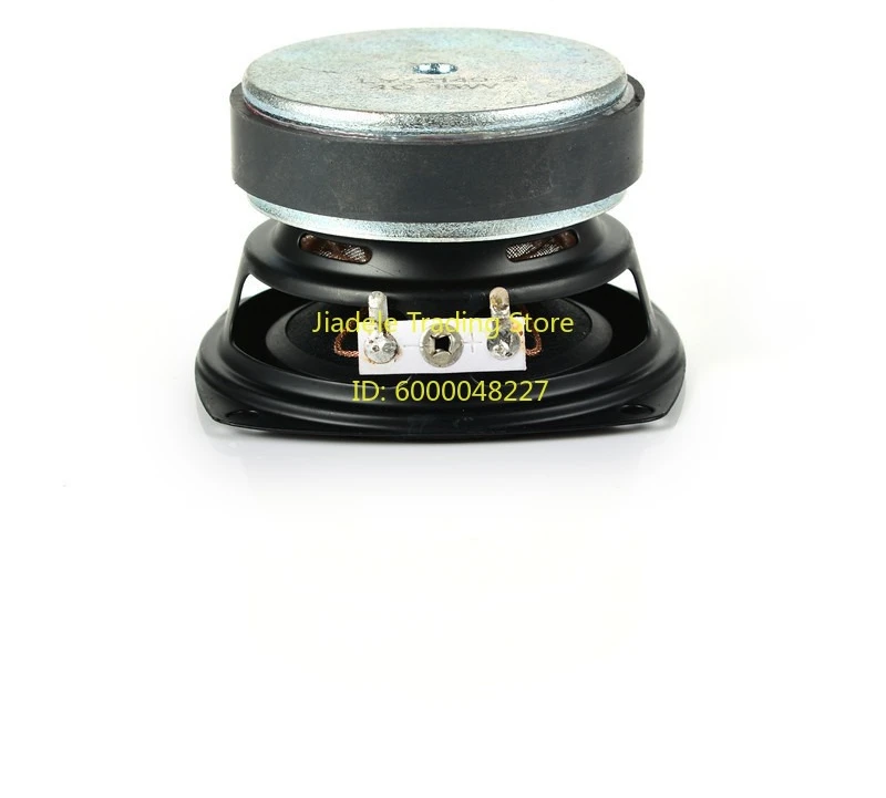 2pcs 3-inch Bluetooth speaker speaker with 4 ohms and 15 watts curved rubber edge, high-performance external magnetic speaker