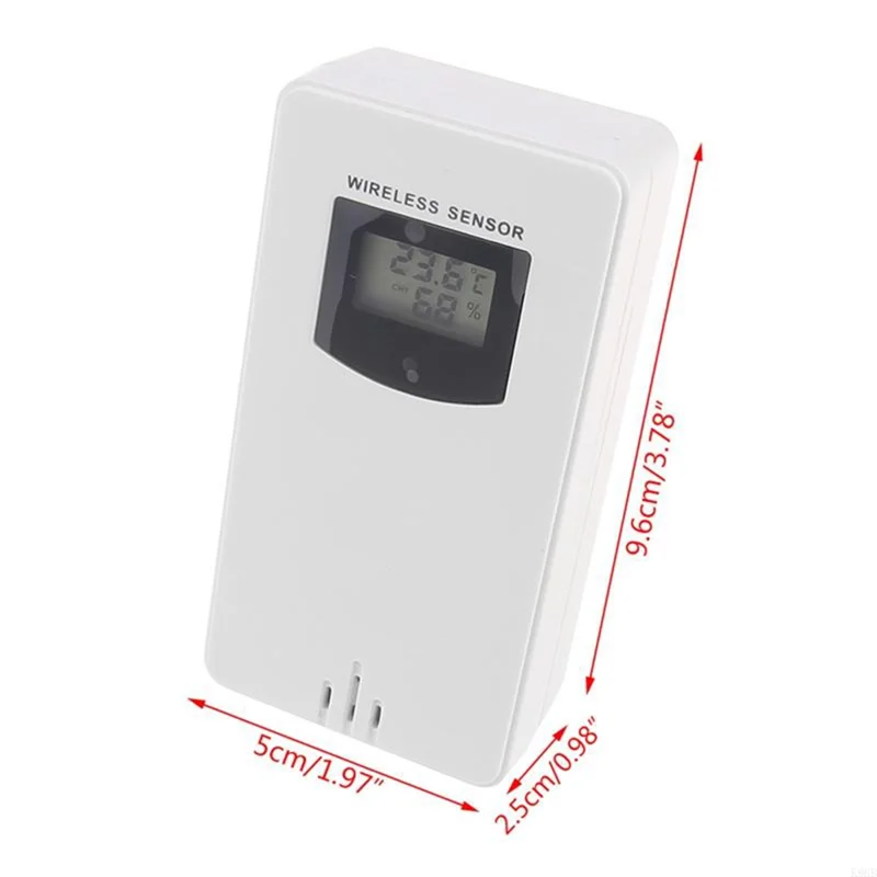B92B-Temperature Humidity Wireless Outdoor Indoor Transmitter Meter Hygrometer Thermometer For Fanju