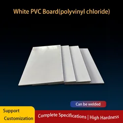 Gruby 2/3/4/5/6/8/10/12-30mm biały płyta pcv plastikowy twardy arkusz do sprzętu elektronicznego itp. 100x20/200x20/200x300-300x 300mm
