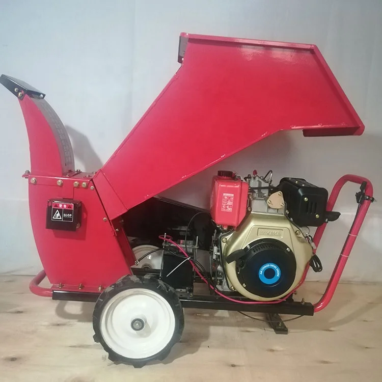 China 13hp 188FA  Oil Engine Powered Atv Wood Chipper Shredder Machine/wood Chipper For Wood Crushing