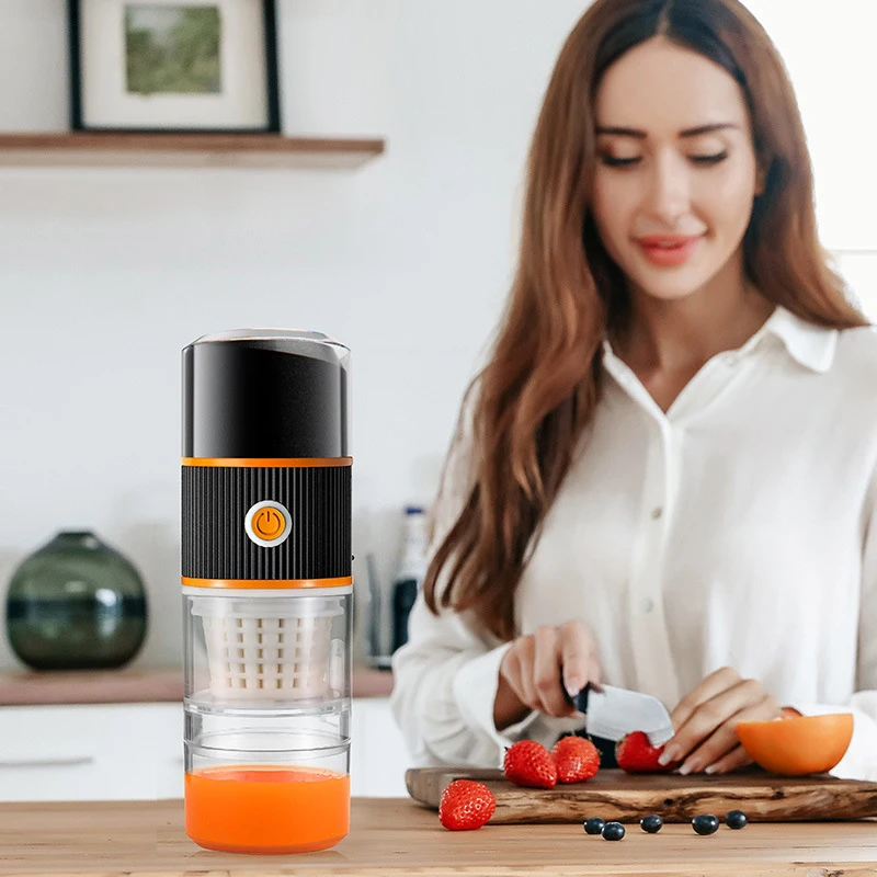 

Mini Portable Electric Fruit Juicer Cup Rechargeable Waterproof Citrus Orange Lemon Squeezer Juicer Machine Home Travel Outdoor