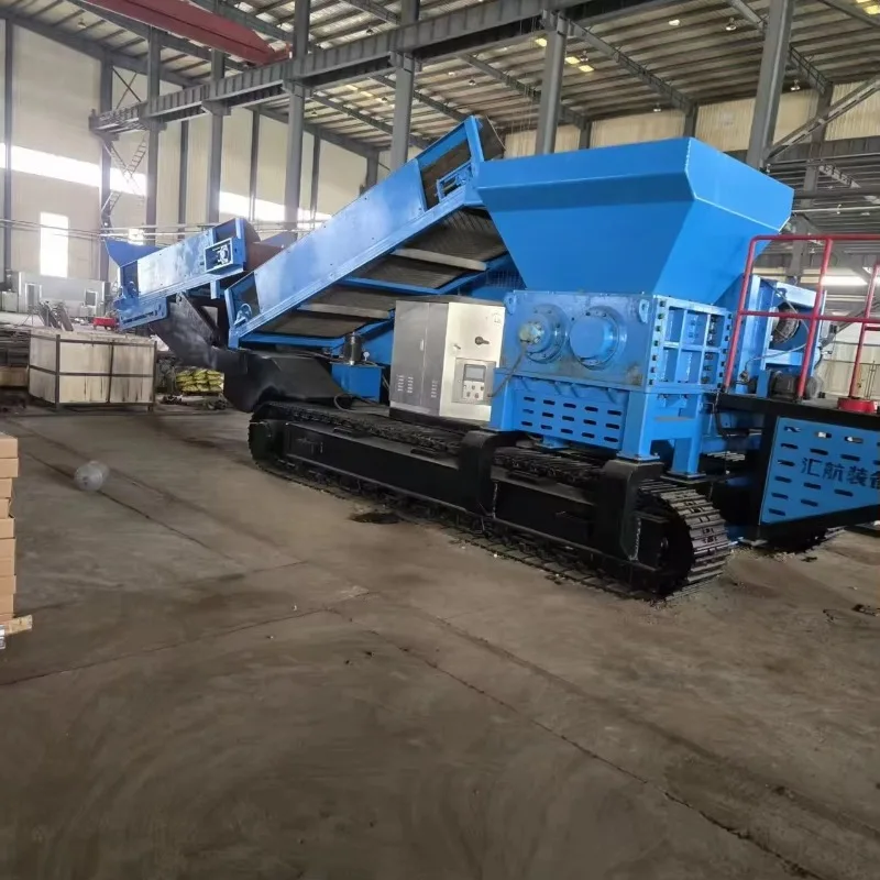 High Efficiency Industrial Shredder Stable Running Waste Material Crusher For Various Mixed Scrap Recycling And Size Reduction