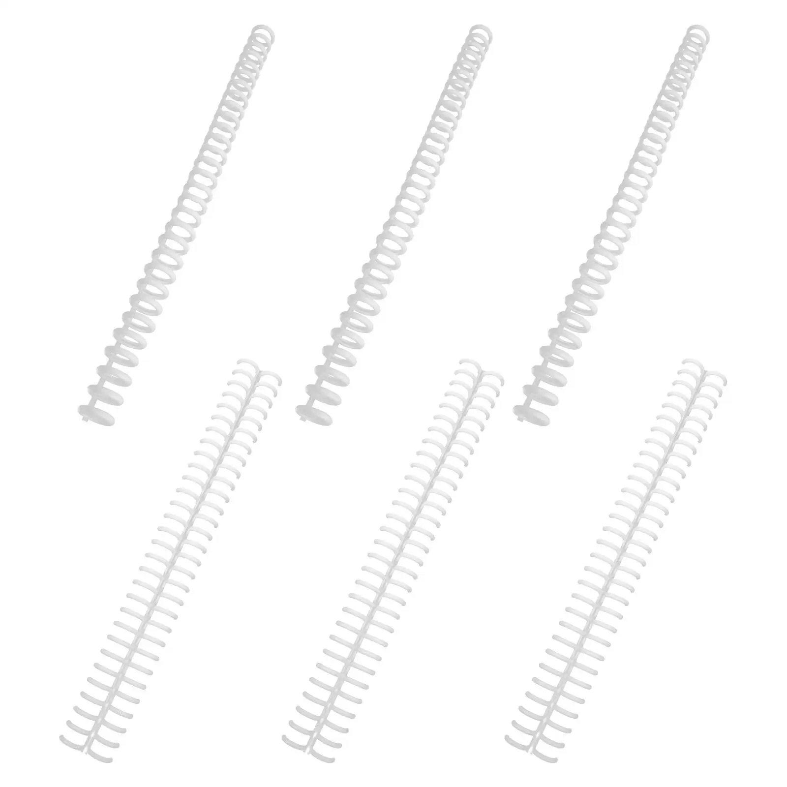 10 Stück lose Blätter Ringschnalle Notebook Binder Ringe Ersatz Bücher Bindespulen Kunststoff