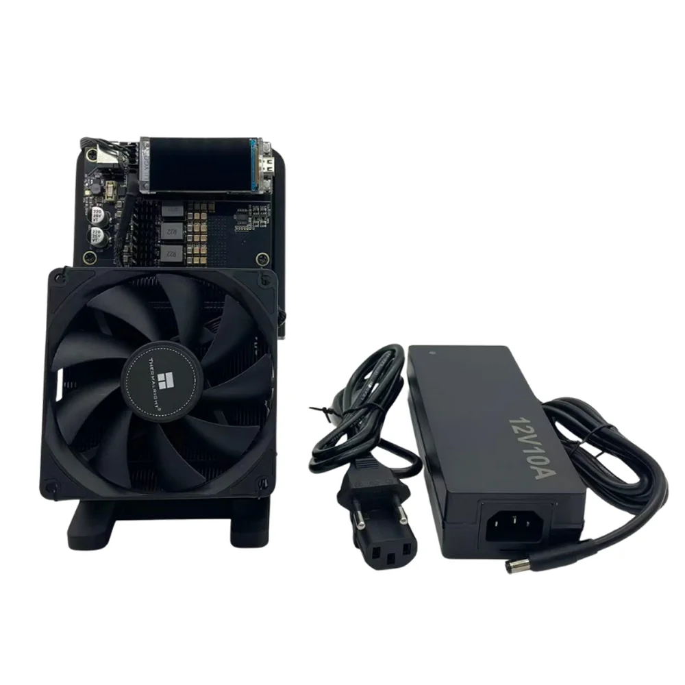 نسخة مطورة Bitaxe NerdQaxe ++ 4.8TH/s Asic Bitcoins Miner 2 قطعة Fans BM1370 Chip Solo BTC مفتوحة المصدر BTC 80W #6