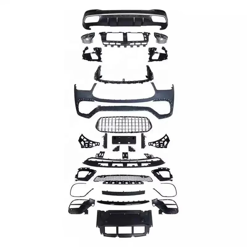 

Pp Front Lip and Rear Lip for GLE SUV COUPE 20-22 Modified GLE63S GLE Front and Rear Bumper Grille Body Kit