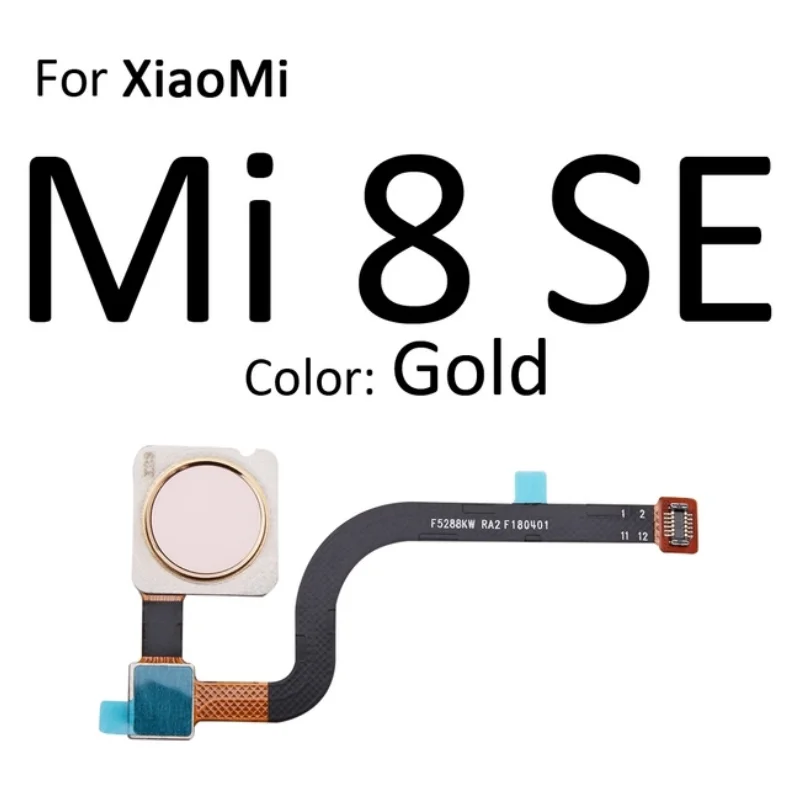 Fingerprint Sensor Connection Home Button For Xiaomi Mi 8 6 Lite SE Mi5S Mix Max 2 2S 3 Plus Touch ID Return Button Menu Flex