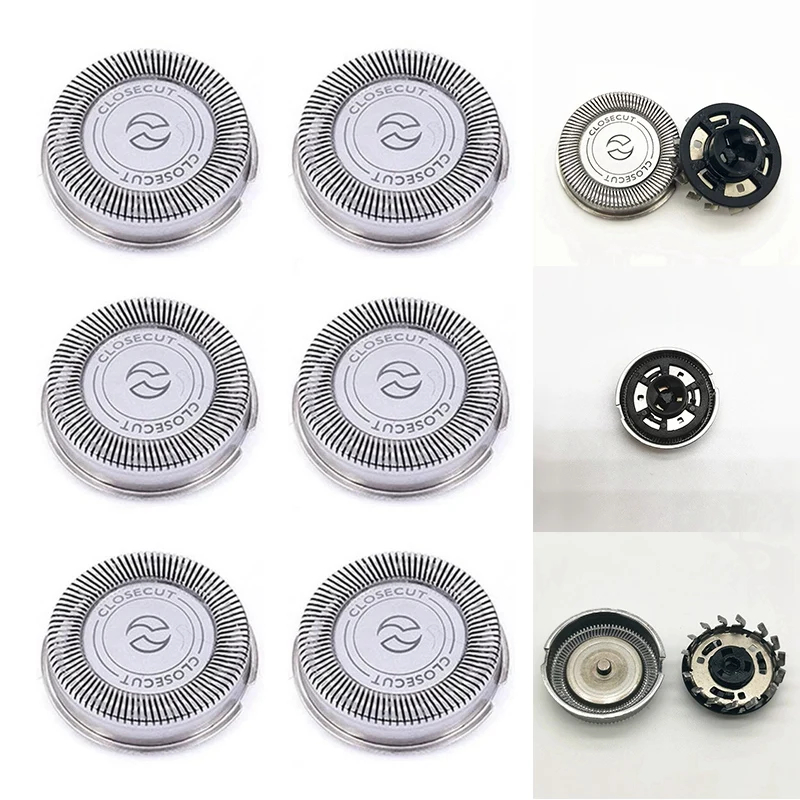 SH30 Replacement Heads For  Norelco Shaver Series 3000, 2000, 1000 And S738, With Durable Sharp Blades