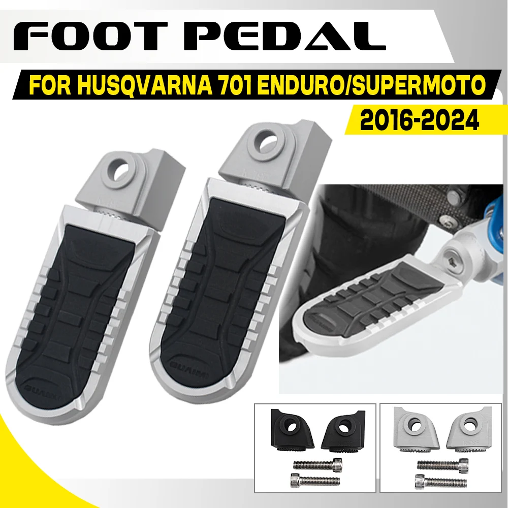 

Motorcycle Adjustable Front Foot Rests 360 Rotatable Driver Footpegs Footrest For Husqvarna 701 Enduro Supermoto 701 Super Moto
