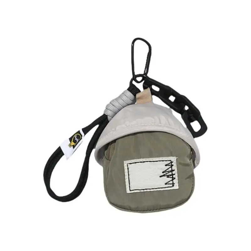 31BB Functional Miniature Backpack Keychain Stylish Miniature Backpack Keychain With Storage Keyrings Charm For Essential