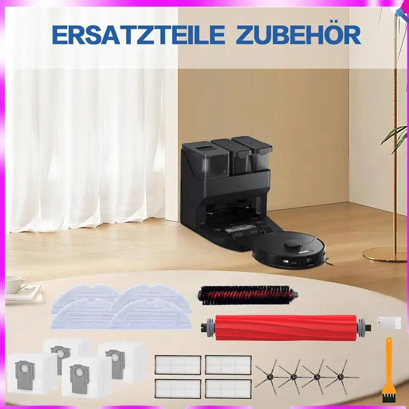 N96R For Roborock S7 Maxv Ultra, Main Side Brush Hepa Filter Mop Cloth Dust Bags Replacement Parts Accessories