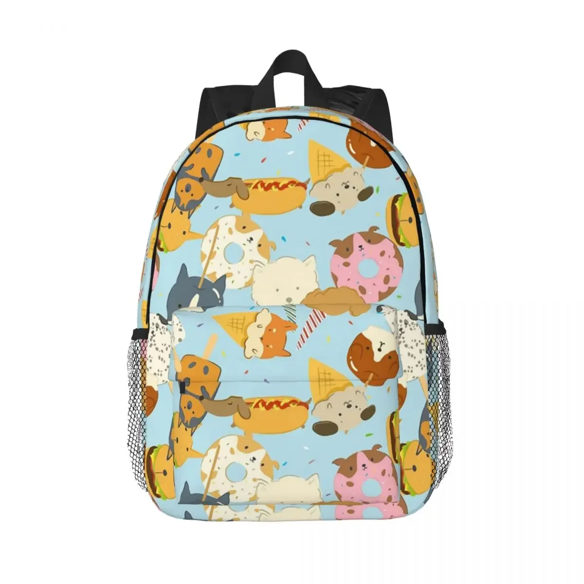 Dog Treats Backpacks Boys Girls Bookbag Casual Children School Bags Travel Rucksack Shoulder Bag Large Capacity