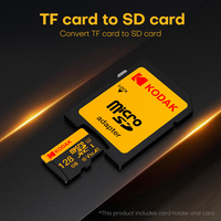KODAK Mobile Memory Card 256GB Recorder Storage High Speed 128GB monitoring SD Card 64GB 32GB TF Gaming Microsd Class10 U3 V30