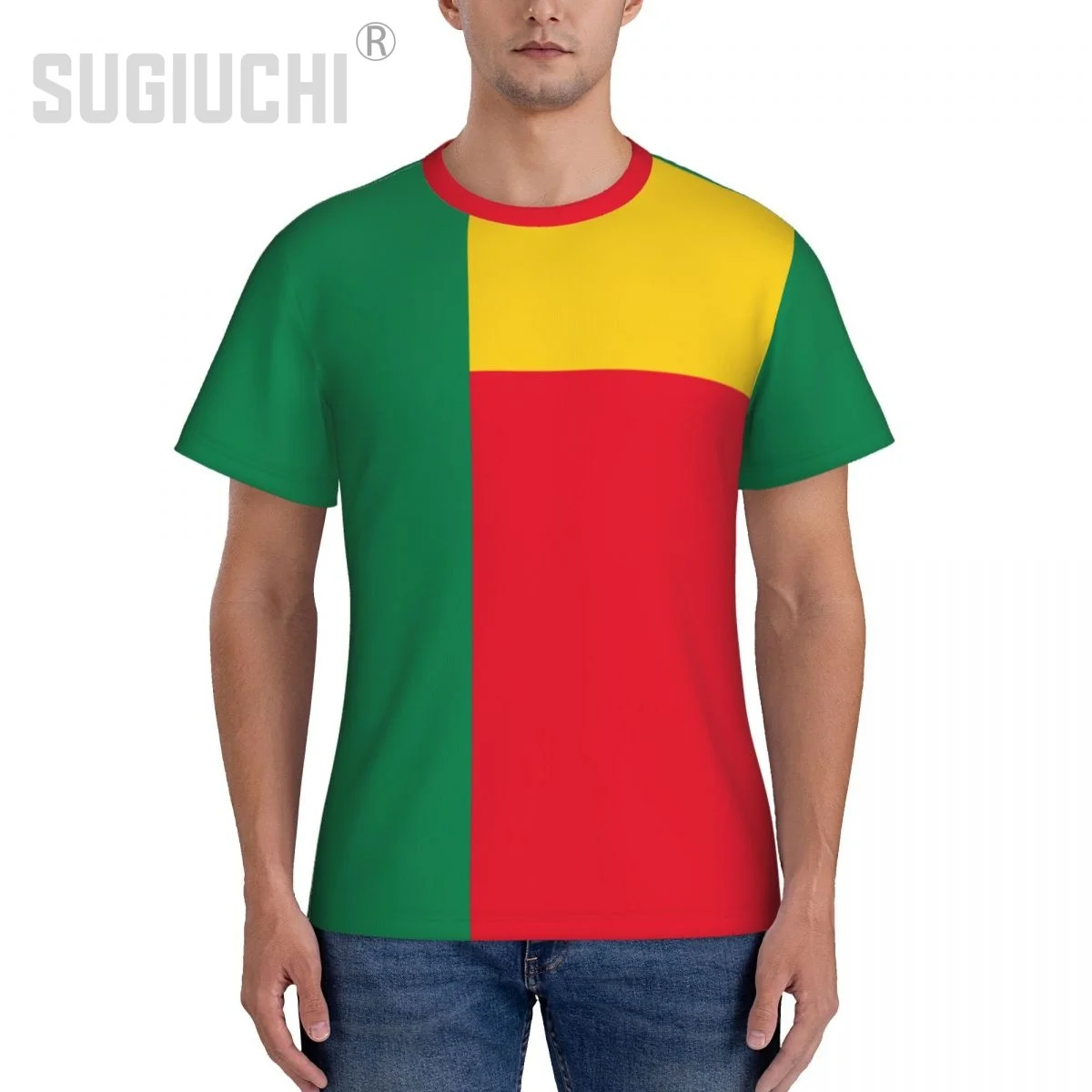 Tight Sports T-shirt Benin Flag Beninian 3D For Men Women Tees jersey Clothes Soccer Football Fans Gift Patriotic T shirt