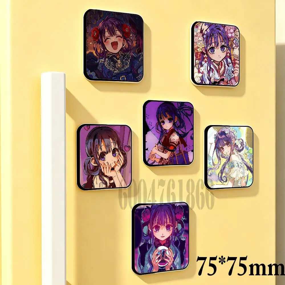 A-Aoi Akane TBHK 75mm Square Cute Fridge Magnet Refrigerator Magnet Apartment Decor Gift For Friends Collection
