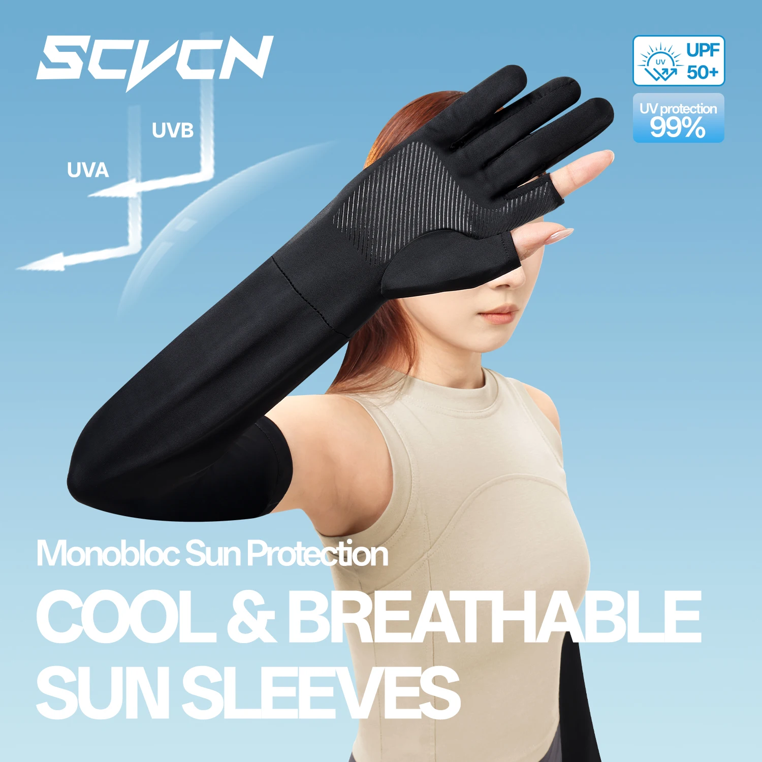 

Новые велосипедные рукава SCVCN: легкие, дышащие, охлаждающие, для спорта, рыбалки, бега, походов, вождения, впитывающие пот