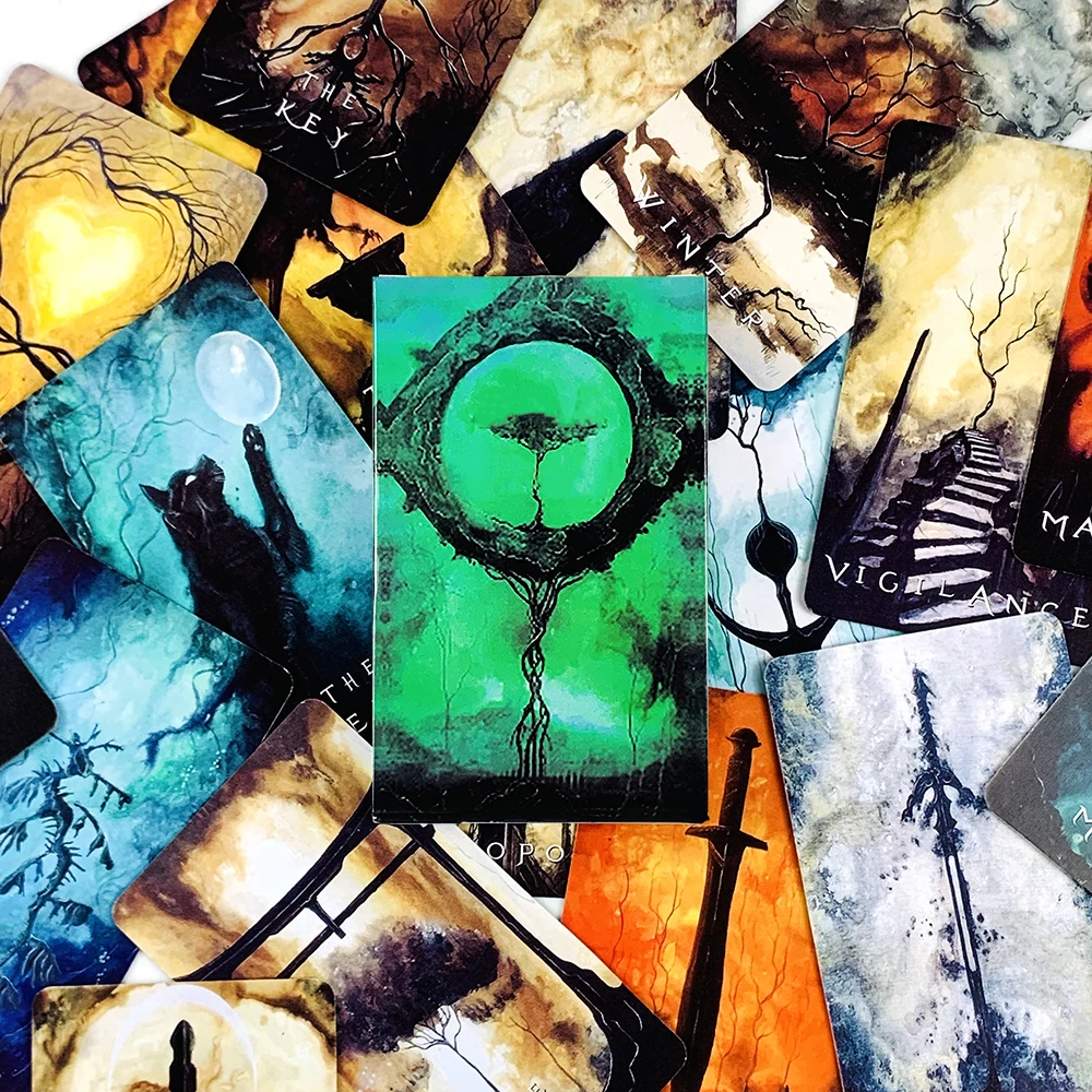 جديد أوراكل سطح السفينة 53 قطعة بطاقات أوراكل رائعة لعبة العرافة الغامضة حفلة عائلية مجلس لعبة لعبة ببطاقات ورقية للحفلات #3