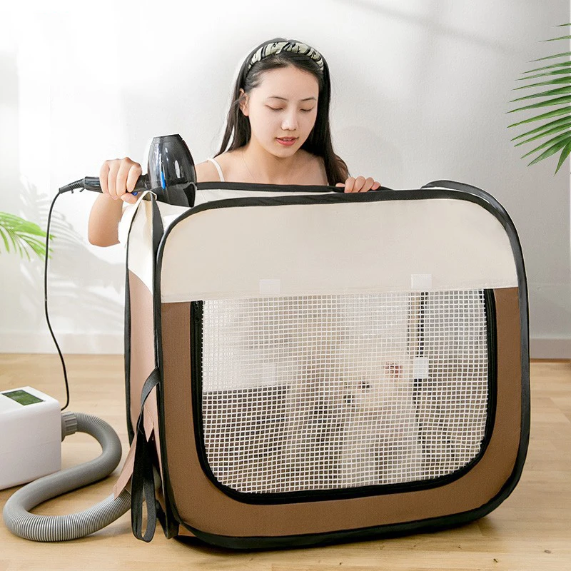 

Dogs Hair Dryer Blow Box Folding Portable Pet Drying Tent Blowing Hair Dryer Dog Teepee Water Blower Cat Enclosure Pet Supplies