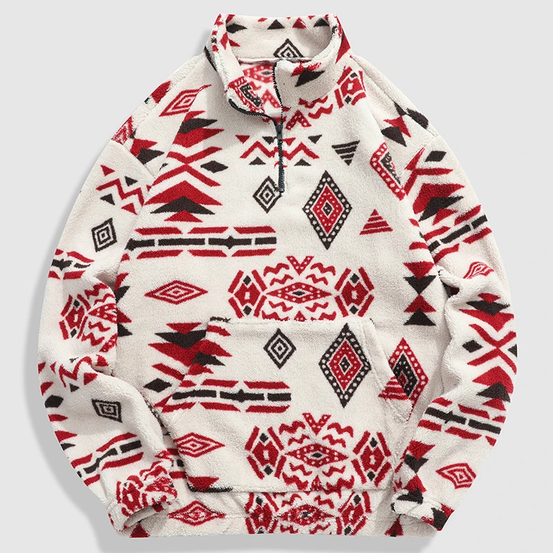 سترة صوفية للرجال، نصف سحاب، سترة صوفية بياقة واقفة، سترة سميكة للرجال للخريف والشتاء، معاطف ملابس خارجية غير رسمية دافئة