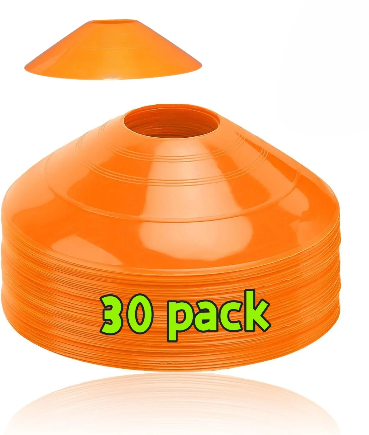 

30 Pack football cone plate football training plate agility practice Soccer Cones field marking sports training equipment