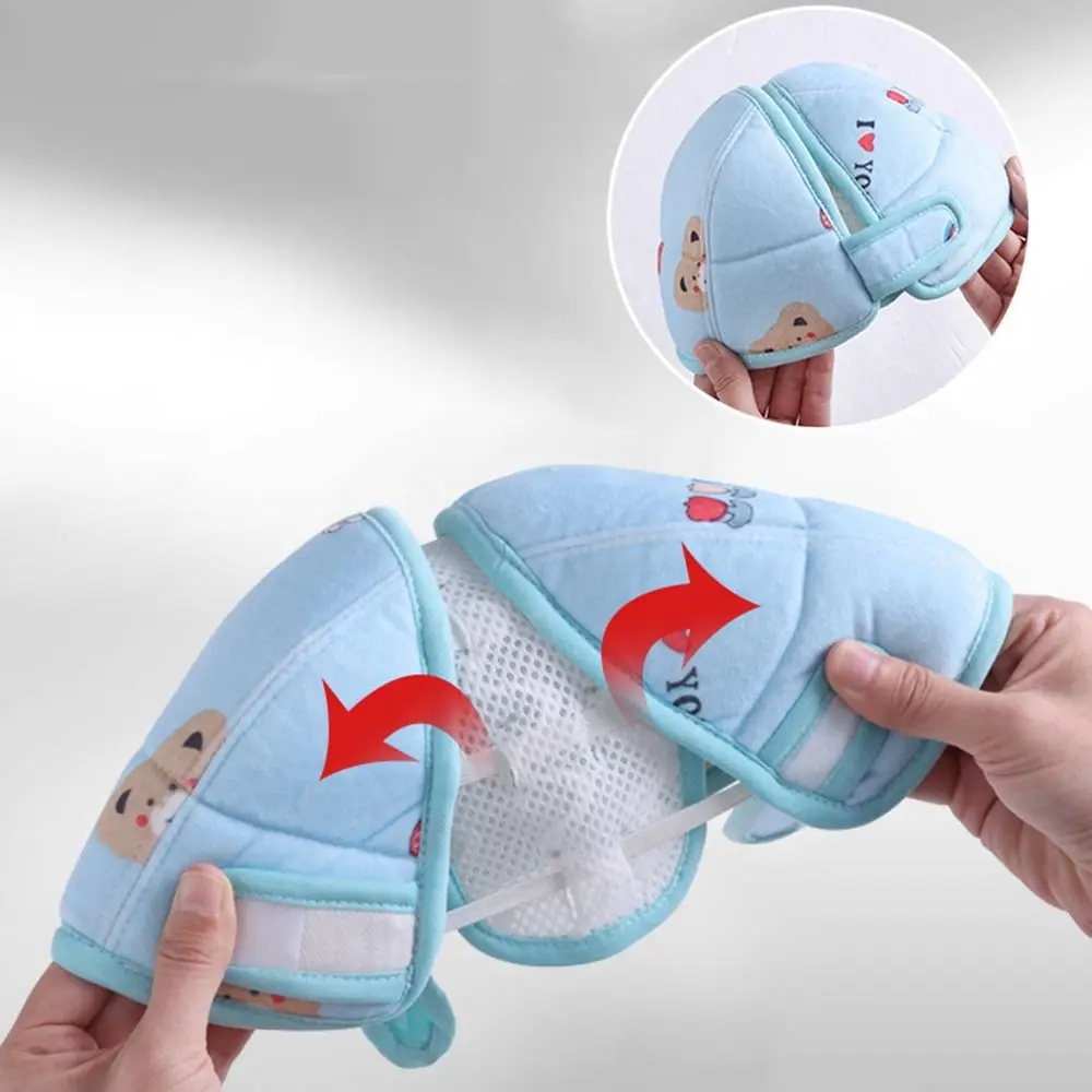 

Cartoon Baby Safety Helmet Anti-fall Pad Adjustable Toddler Head Protection Hat Shock-absorbing Anti-Collision