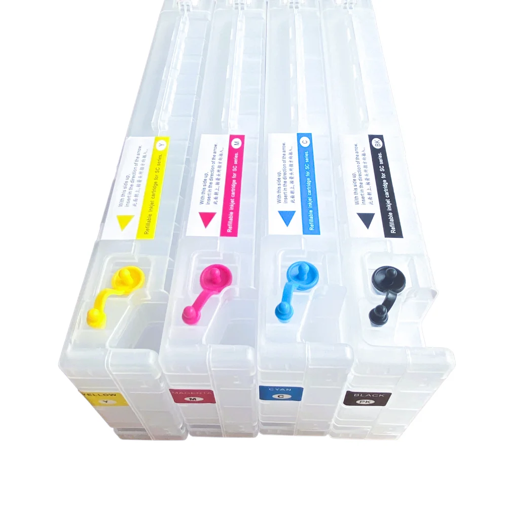 

INK WAY 700ml 4PCS T41W T41P T41F Empty Refillable Ink Cartridge,no chips for T3470 T3475 T5470 T5475 T5470M T3400 T5400 T3475