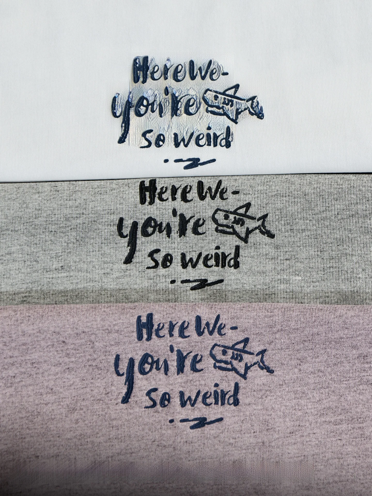 American Style Fun Shark Letter Print T-Shirt Men's Summer New Loose Breathable Trendy Casual Short Sleeve Top