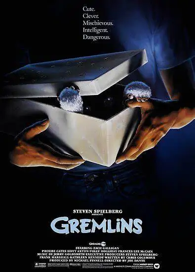 Hot Rare  Gremlins Vintage Movie Art SILK POSTER Wall Art Home Decorative painting