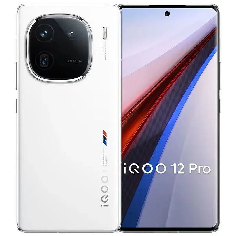 iQOO 12 Pro 5g RAM 16GB ROM 256GB 6.78 بوصة أندرويد 16PM 64PM شاشة كاملة التعرف على بصمات الأصابع هاتف مستعمل