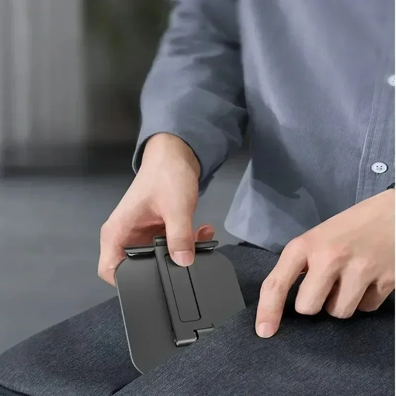 حامل هاتف محمول مكتبي لهاتف IPhone IPad Xiaomi قابل للتعديل وقابل للطي لسطح المكتب وحامل عالمي للهاتف الخلوي